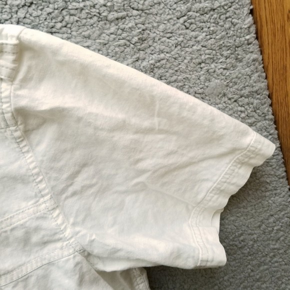 Mark Ecko 2XL Cut & Sew Deadly Threads White Button-Down Shirt 54" 32" 10" - Picture 7 of 13